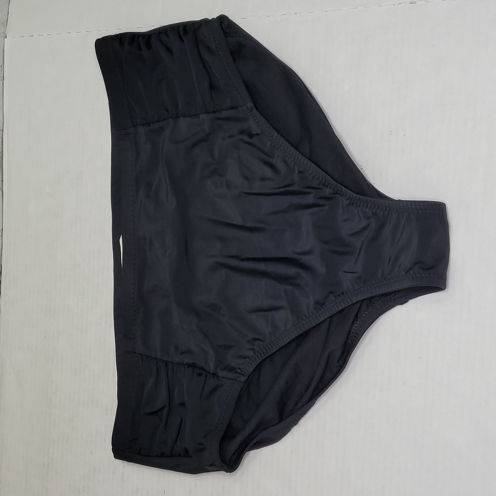 NWT jessica simpson side ruched high waist bikini bottom
